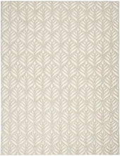 4' X 6' Ivory And Grey Floral Stain Resistant Non Skid Area Rug