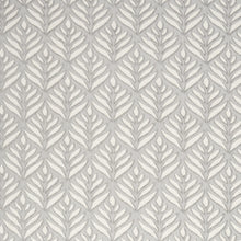 8' X 11' Grey Floral Stain Resistant Non Skid Area Rug