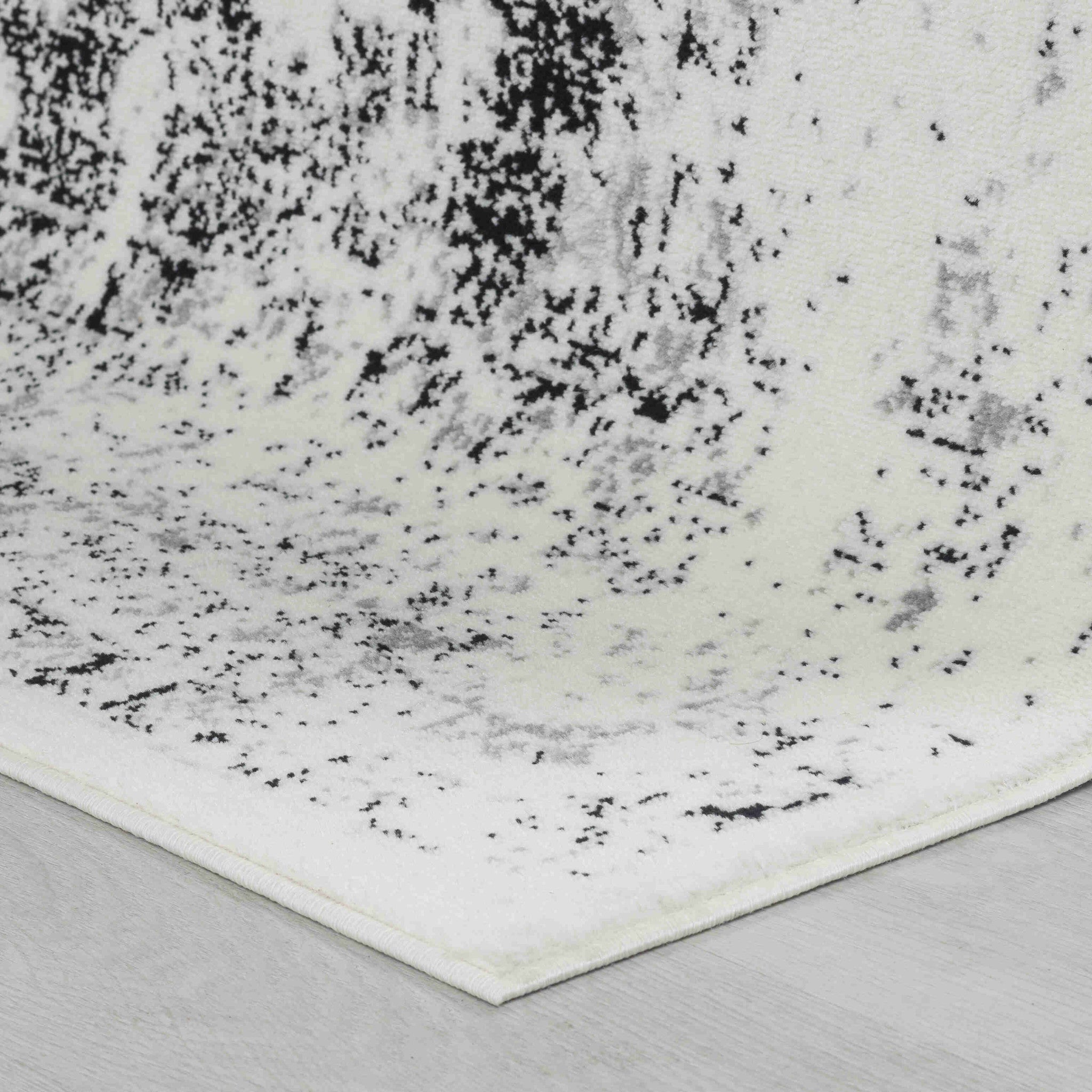 4' X 6' Black Oriental Area Rug