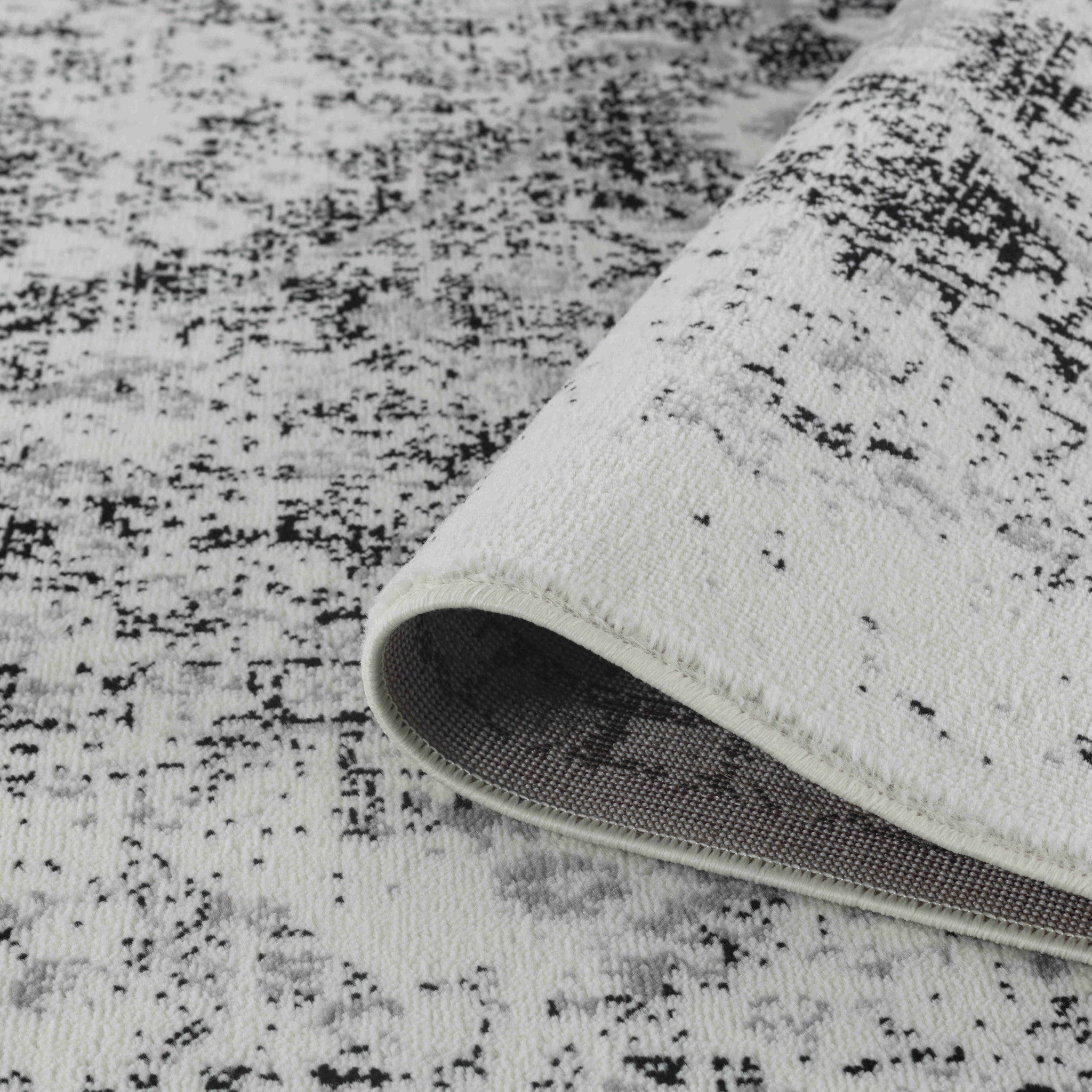 8' X 11' Black Oriental Area Rug