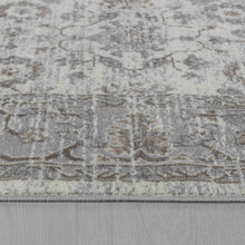 7' X 10' Grey Oriental Area Rug