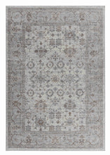 8' X 11' Grey Oriental Area Rug