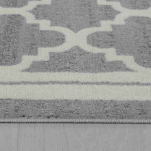 7' X 10' Grey Moroccan Area Rug