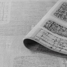 5' X 8' Grey Geometric Area Rug