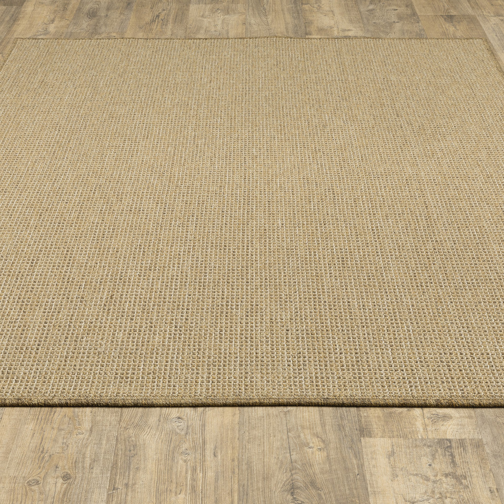 5' X 8' Sand Stain Resistant Indoor Outdoor Area Rug