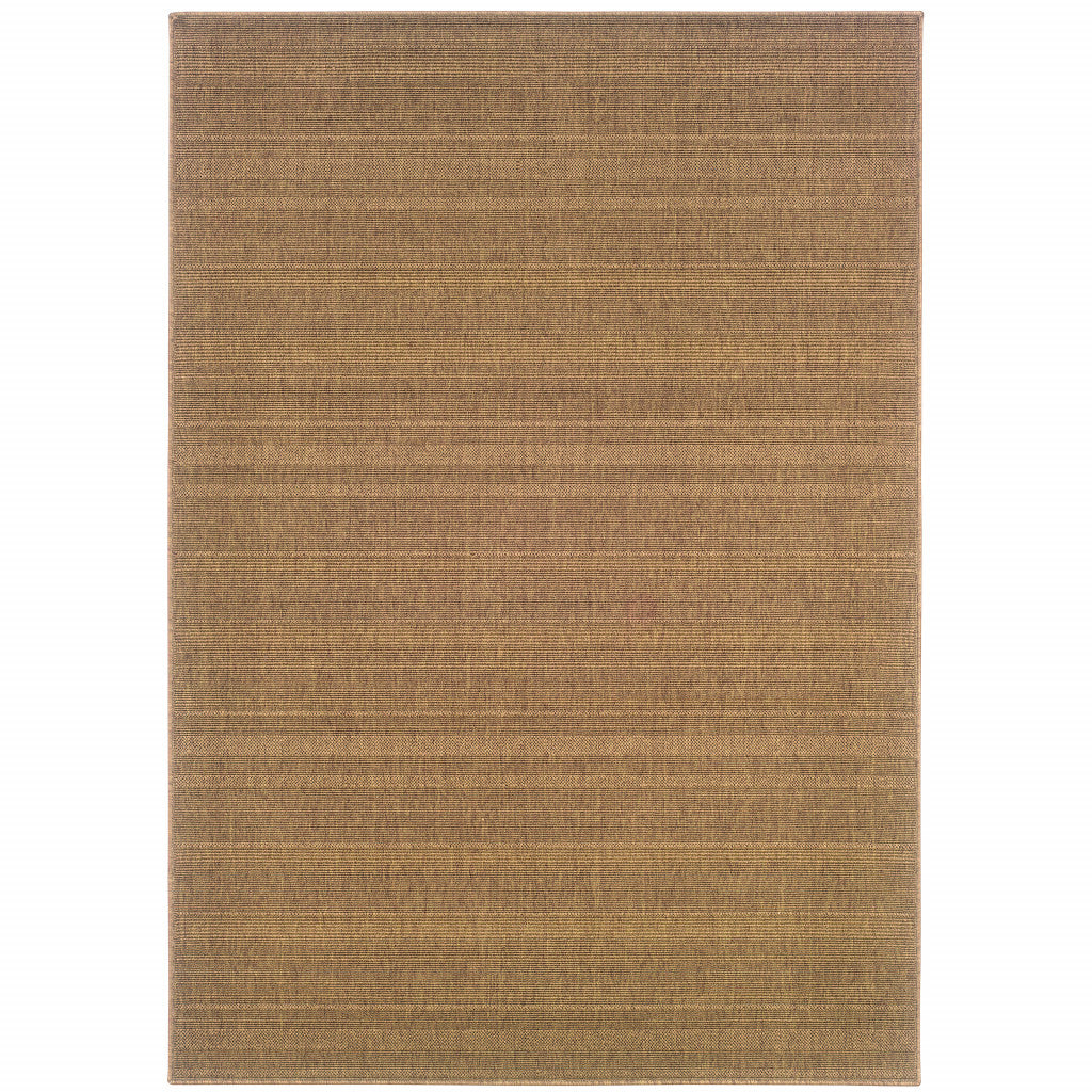 2' X 3' Tan Stain Resistant Indoor Outdoor Area Rug