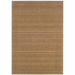 2' X 3' Tan Stain Resistant Indoor Outdoor Area Rug