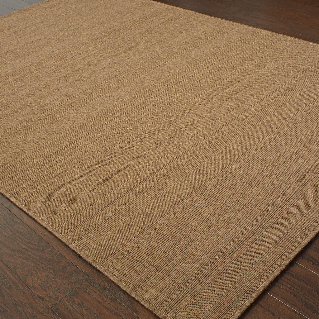 2' X 3' Tan Stain Resistant Indoor Outdoor Area Rug