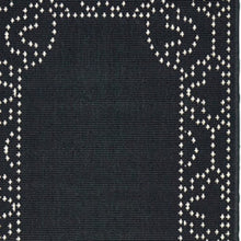 2' X 8' Black Stain Resistant Indoor Outdoor Area Rug