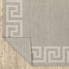 2' X 7' Grey Stain Resistant Indoor Outdoor Area Rug