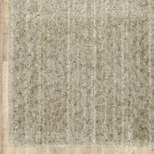 10' X 13' Stone Shag Power Loom Stain Resistant Area Rug