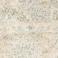 8' X 10' Grey And Beige Oriental Hand Loomed Stain Resistant Area Rug With Fringe