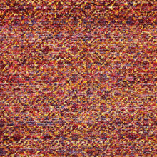 2' X 8' Red Gold And Blue Geometric Power Loom Stain Resistant Runner Rug