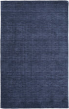 4' X 6' Black Wool Hand Woven Stain Resistant Area Rug
