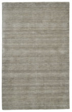 4' X 6' Black Wool Hand Woven Stain Resistant Area Rug