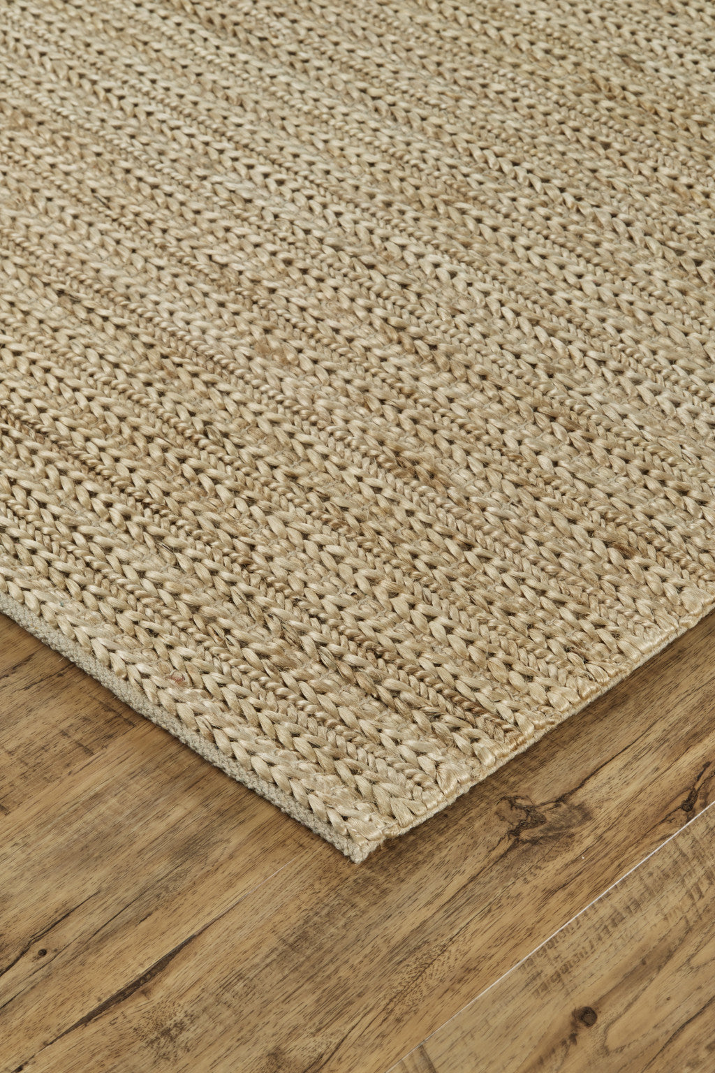4' X 6' Tan Ivory And Taupe Hand Woven Area Rug