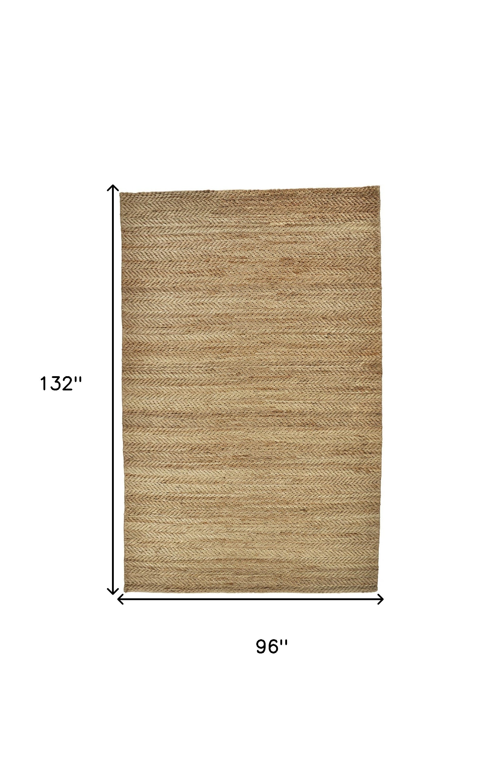 4' X 6' Tan And Gray Hand Woven Area Rug