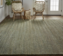 4' X 6' Tan And Gray Hand Woven Area Rug