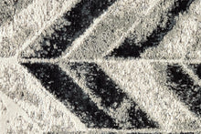 4' X 6' Black Gray And Silver Geometric Area Rug