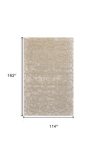 5' X 8' Gray And Silver Abstract Tufted Handmade Area Rug