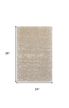 5' X 8' Gray And Silver Abstract Tufted Handmade Area Rug