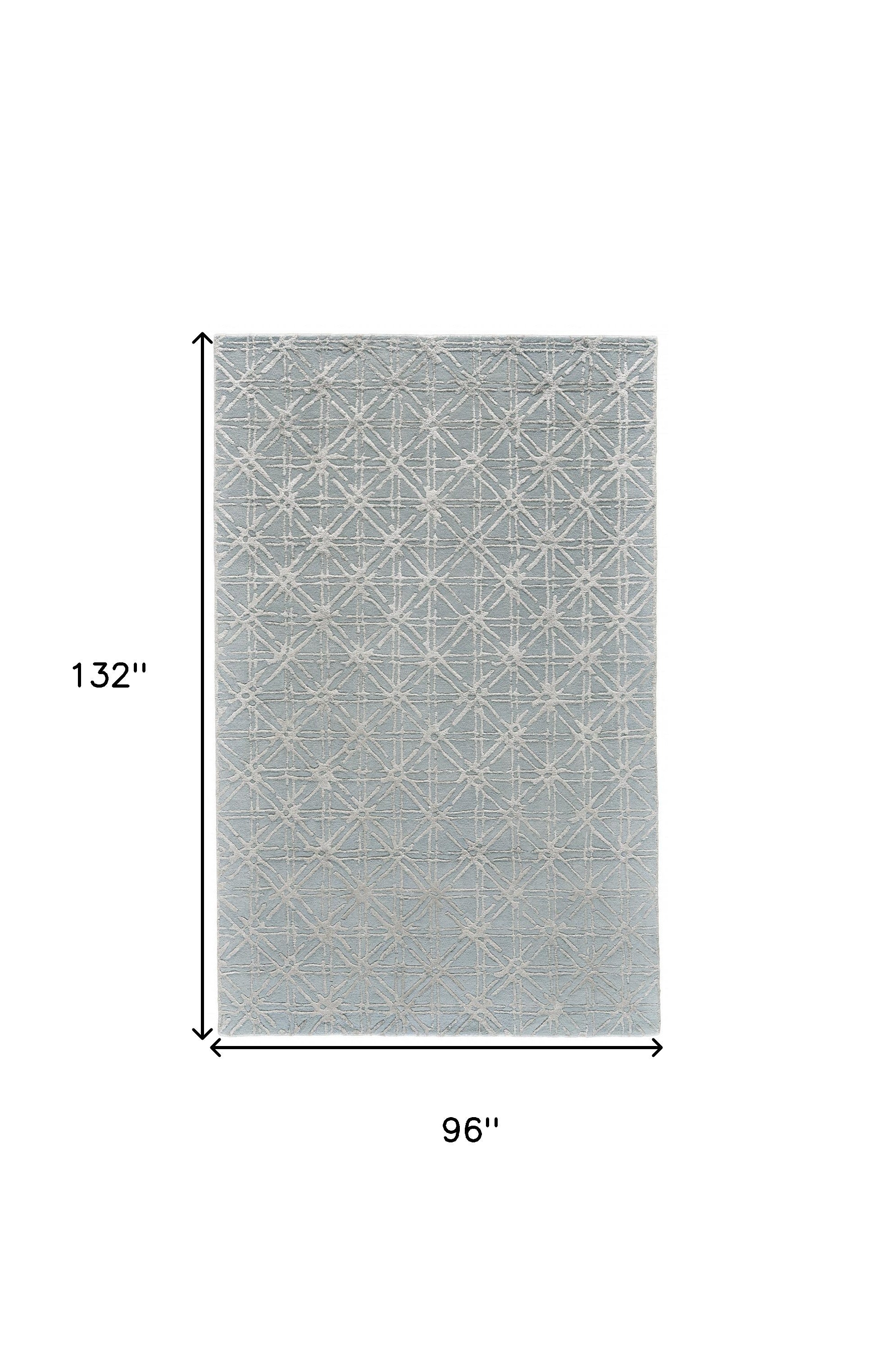 4' X 6' Taupe Ivory And Tan Wool Abstract Tufted Handmade Area Rug