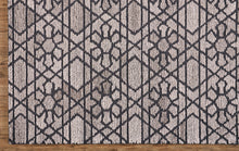 4' X 6' Taupe Black And Gray Wool Paisley Tufted Handmade Area Rug