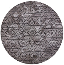 4' X 6' Taupe Black And Gray Wool Paisley Tufted Handmade Area Rug