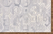 Gray Ivory And Taupe Wool Abstract Tufted Handmade Area Rug - 4' x 6'