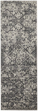 4' X 6' Gray Ivory And Silver Abstract Stain Resistant Area Rug
