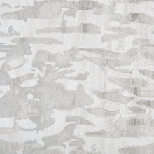 4' X 6' Gray Taupe And Silver Abstract Tufted Handmade Area Rug