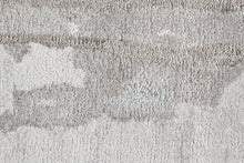 4' X 6' Taupe Ivory And Gray Abstract Tufted Handmade Area Rug