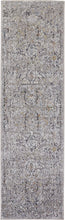 4' X 6' Gray Taupe And Yellow Abstract Stain Resistant Area Rug
