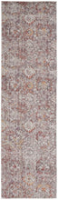 4' X 6' Pink Ivory And Gray Abstract Stain Resistant Area Rug