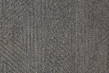 4' X 6' Gray Wool Geometric Hand Woven Area Rug With Fringe