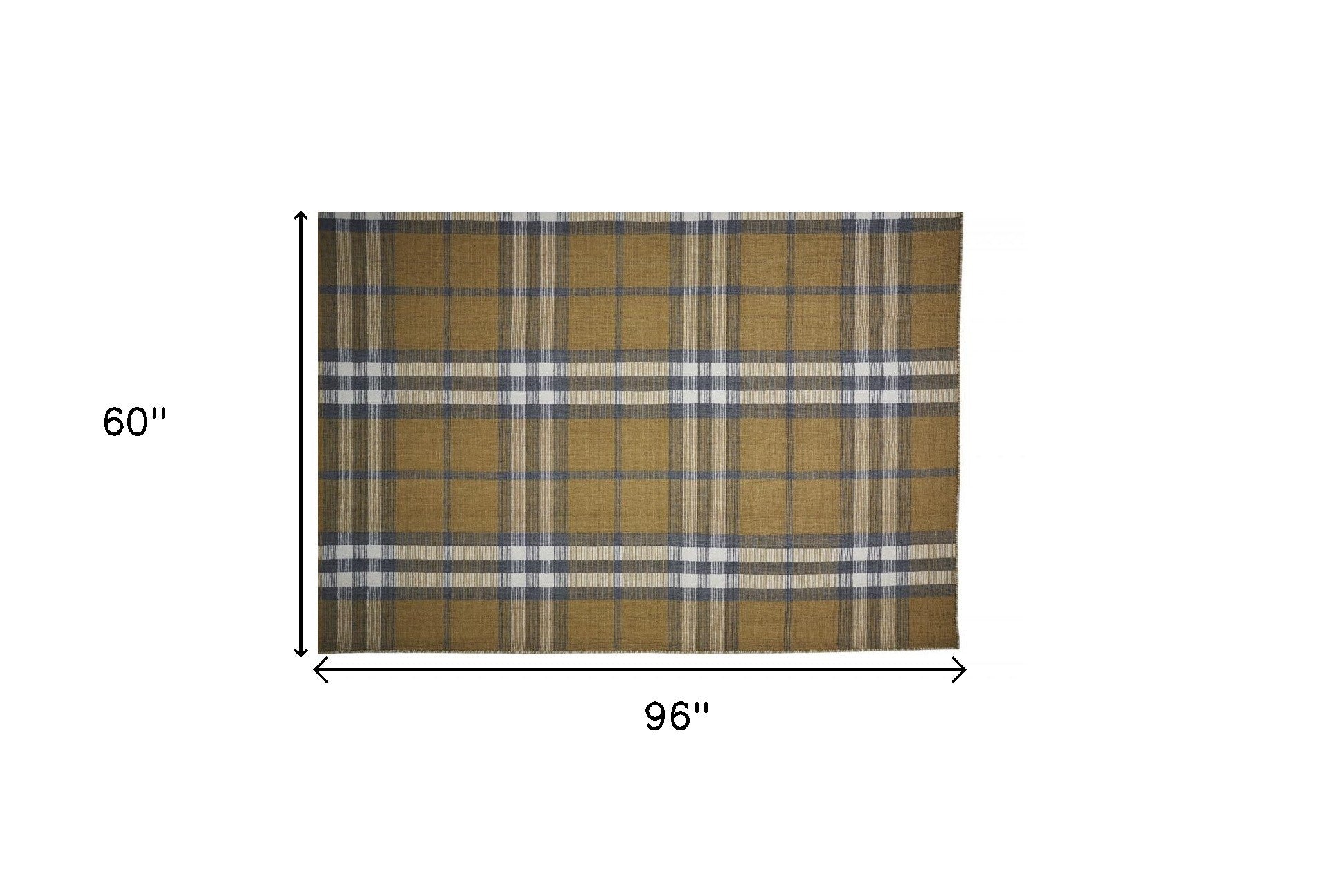 Blue Green And Black Abstract Hand Woven Stain Resistant Area Rug - 4' x 6'