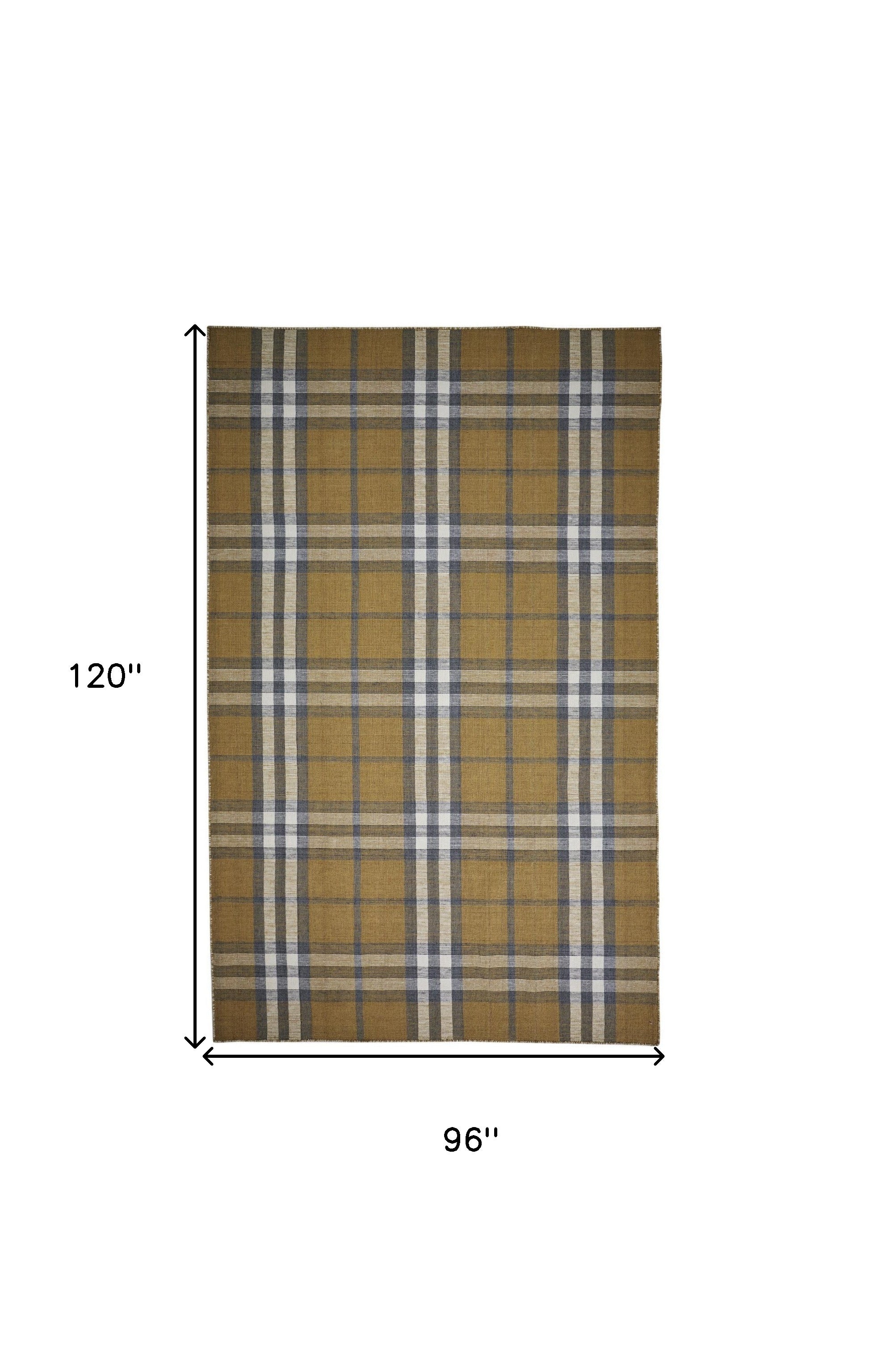 Blue Green And Black Abstract Hand Woven Stain Resistant Area Rug - 4' x 6'