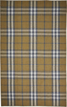 Blue Green And Black Abstract Hand Woven Stain Resistant Area Rug - 4' x 6'