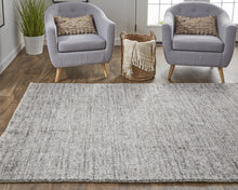 4' X 6' Gray And Black Hand Woven Area Rug