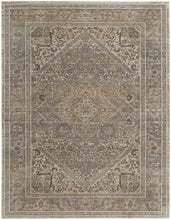 4' X 6' Brown Ivory And Tan Floral Power Loom Distressed Area Rug