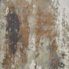 10' X 13' Blue Orange And Ivory Abstract Power Loom Area Rug