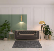 Ivory Shag Power Loom Stain Resistant Area Rug - 4' x 6'