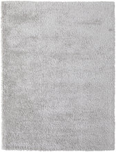 Ivory Shag Power Loom Stain Resistant Area Rug - 4' x 6'