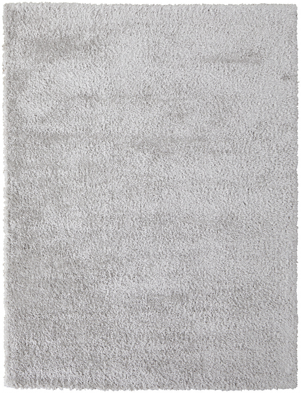 Ivory Shag Power Loom Stain Resistant Area Rug - 4' x 6'