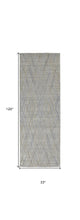 5' X 8' Gray And Ivory Abstract Hand Woven Area Rug