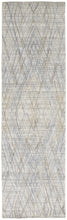 5' X 8' Gray And Ivory Abstract Hand Woven Area Rug