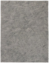 4' X 6' Gray Abstract Hand Woven Area Rug