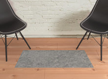 4' X 6' Gray Abstract Hand Woven Area Rug