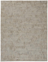 4' X 6' Gray And Taupe Abstract Hand Woven Area Rug