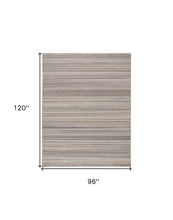 4' X 6' Ivory Wool Hand Woven Stain Resistant Area Rug